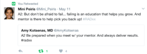 RADxx tweet chat recap